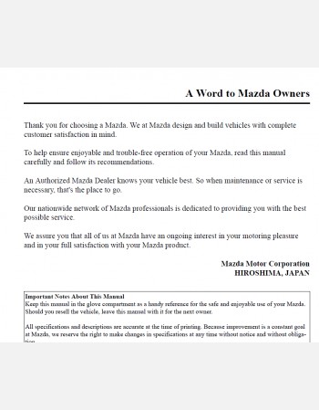 mazda cx-9 2018 owners manual